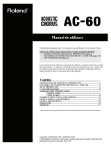 Roland AC-60 Manual de utilizare