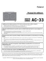Roland AC-33 Manual de utilizare