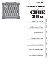 Roland CUBE-20XL Manual de utilizare