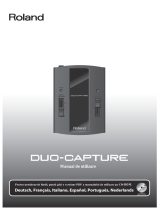 Roland DUO-CAPTURE Manual de utilizare