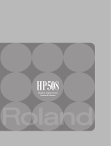 Roland HP508 Manual de utilizare