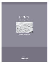 Roland HPi-7F Manual de utilizare