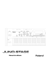 Roland Juno-Stage Manual de utilizare