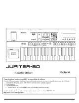 Roland JUPITER-50 Manual de utilizare