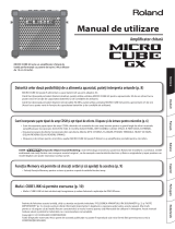 Roland MICRO CUBE Manual de utilizare