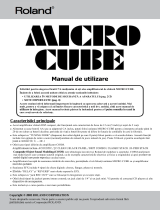 Roland MICRO CUBE-R Manual de utilizare