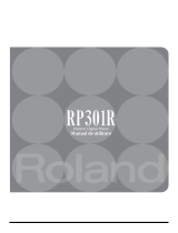 Roland RP-301R Manual de utilizare