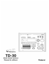 Roland TD-30 Manual de utilizare