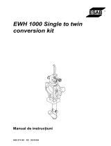 ESAB EWH 1000 Single to twin conversion kit Manual de utilizare