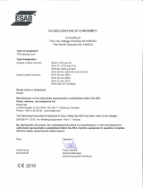 ESAB SR-B 20 Declaratie de conformitate