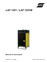 ESAB LAF 1251 / LAF 1251M Manual de utilizare