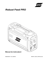 ESAB Robust Feed PRO Manual de utilizare