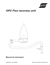 ESAB OPC Flux recovery unit Manual de utilizare
