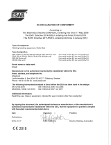 ESAB ERD-30/ERI-30 Declaratie de conformitate