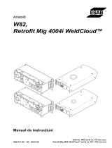 ESAB Retrofit Mig 4004i WeldCloud™ Manual de utilizare