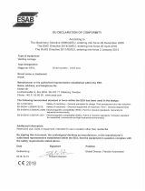 ESAB Miggytrac™ B501 Declaratie de conformitate