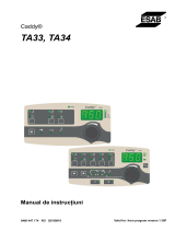ESAB TA33, TA34 Manual de utilizare
