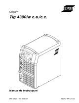 ESAB Tig 4300iw AC/DC Manual de utilizare