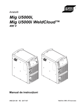 ESAB Mig U5000i WeldCloud™ Manual de utilizare
