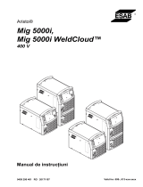 ESAB Mig 5000i WeldCloud™ Manual de utilizare