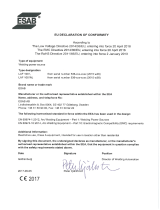 ESAB LAF 1001 / LAF 1001M Declaratie de conformitate