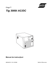 ESAB Tig 3000i AC/DC Manual de utilizare