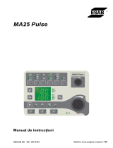 ESAB MA25 Pulse Manual de utilizare