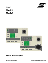 ESAB MA23, MA24 Origo™ Manual de utilizare