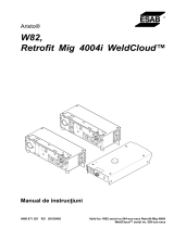 ESAB Retrofit Mig 4004i WeldCloud™ Manual de utilizare