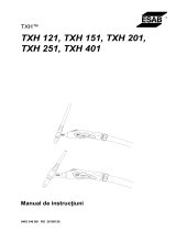 ESAB TXH 121, TXH 151, TXH 201, TXH 251, TXH 401 Manual de utilizare