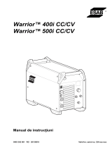ESAB Warrior™ 400i cc/cv, Warrior™ 500i cc/cv Manual de utilizare