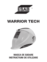 ESAB Warrior Tech welding helmet Manual de utilizare