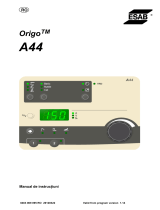ESAB A44 Origo™ Manual de utilizare