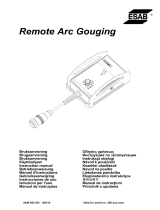 ESAB Remote Arc Gouging Manual de utilizare