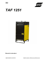 ESAB TAF 1251 Manual de utilizare