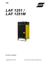 ESAB LAF 1251 / LAF 1251M Manual de utilizare