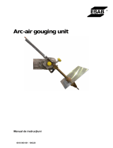 ESAB A6 Arc- air gouging unit Manual de utilizare