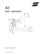 ESAB A2 SAW → MIG/MAG Manual de utilizare