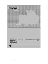Sencor SSS 4001 Manual de utilizare