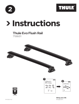Thule Evo Flush Rail Manual de utilizare
