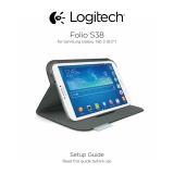 Logitech Folio Protective Case for Samsung Galaxy Tab 3 8.0 Ghid de instalare