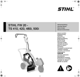 STIHL FW 20 - TS 410, 420, 480i, 500i Manualul proprietarului