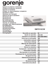 Gorenje SW-2027 Manual de utilizare