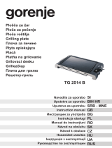 Gorenje TG2514B Manualul proprietarului