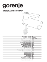 Gorenje M400ORAW Manual de utilizare