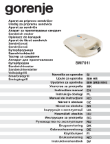 Gorenje SM701I Manual de utilizare