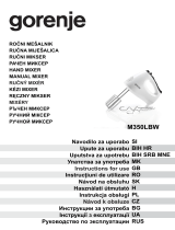 Gorenje M350LBW Manual de utilizare