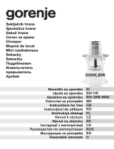 Gorenje S500LBW Manual de utilizare