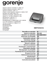 Gorenje SW-008 Manual de utilizare