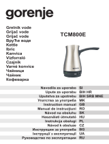 Gorenje TCM800E Manual de utilizare